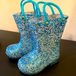 Sparkly Light Up Rainboots